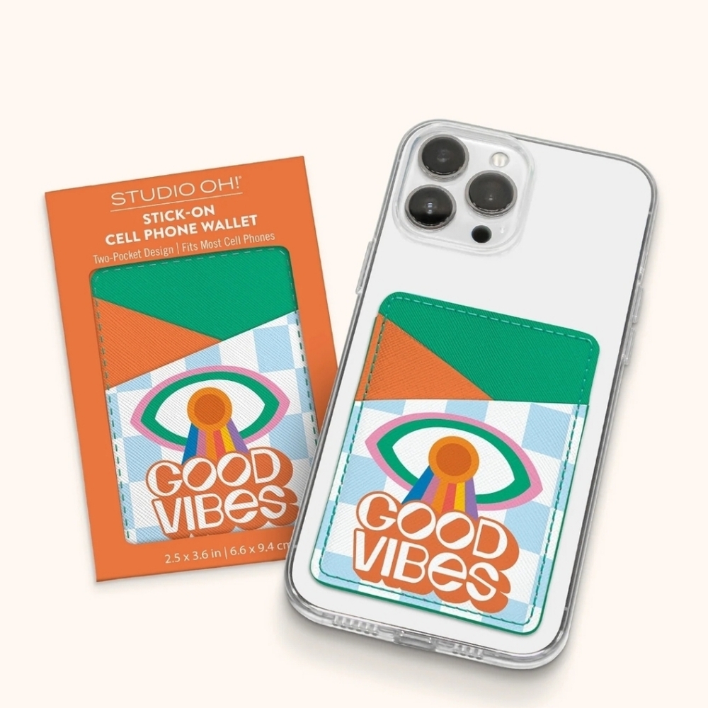 Studio Oh! Stick-On Cell Phone Wallet BRAND NEW ☆with the 🏷tags!